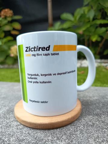 Zictired mok 11oz – Turkse grappige mok – dubbelzijdig beschikbaar voor biedingen