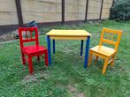Kindertafel met 2 Stoeltjes, Ophalen