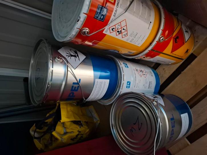 jotun hempel en sigma antifouling zwart 20 liter, Doe-het-zelf en Verbouw, Verf, Beits en Lak, Nieuw, Wit, Ophalen