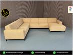 GRATIS LEVERING U-bank Lichtbruin 350x265x160 SHOWROOMMODEL, Huis en Inrichting, Banken | Bankstellen, Hoekbank, Ophalen of Verzenden
