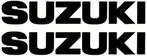 Suzuki sticker set #9, Motoren, Accessoires | Stickers, Verzenden