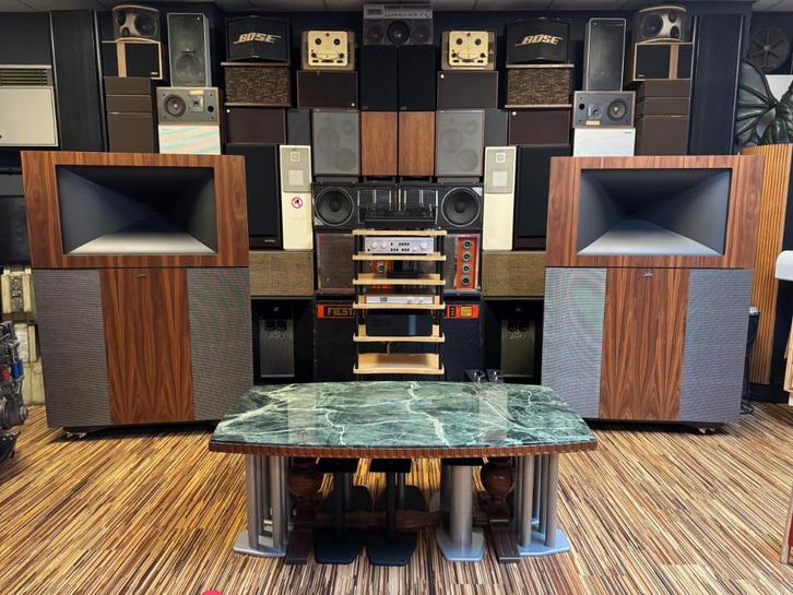 Klipsch Jubilee Demo set, Zeer speciale aanbiedingsprijs!, Audio, Tv en Foto, Luidsprekers, Nieuw, Front, Rear of Stereo speakers