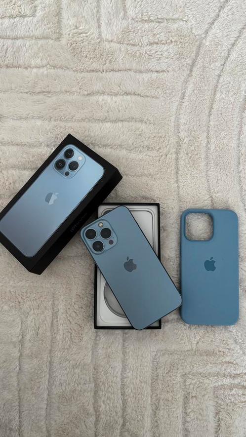 Apple iPhone 13 Pro sierra blue 128gb, Telecommunicatie, Mobiele telefoons | Apple iPhone, Zo goed als nieuw, 128 GB, Zonder abonnement