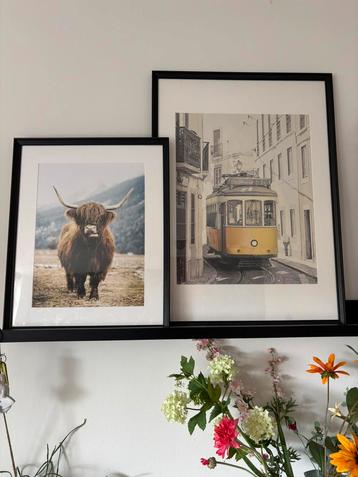 Twee posters in IKEA knoppang lijsten beschikbaar voor biedingen
