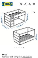 Ikea bed kura, Ophalen of Verzenden, Eenpersoons, Hoogslaper