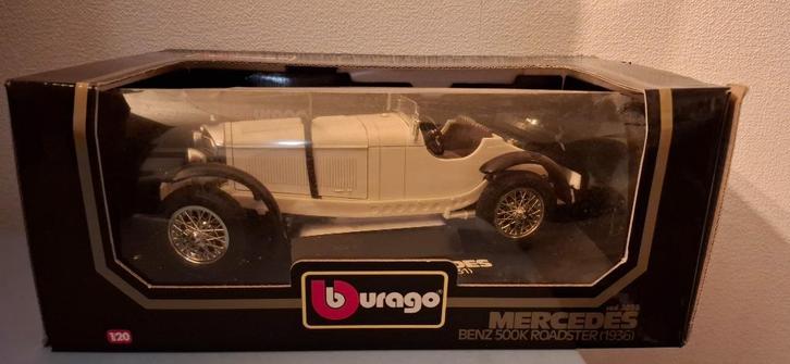 1.18 mercedes-benz 500k roadster, Hobby en Vrije tijd, Modelauto's | 1:18, Zo goed als nieuw, Auto, Bburago, Ophalen of Verzenden