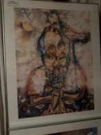 Te koop 2 schilderijen, Antiek en Kunst, Kunst | Schilderijen | Modern, Ophalen of Verzenden