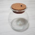 Vaas met kurk deksel en verlichting, Huis en Inrichting, Ophalen of Verzenden