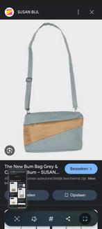 Susan Bijl the new pouch camel blue met strap, Ophalen of Verzenden, Nieuw, Blauw, Overige merken