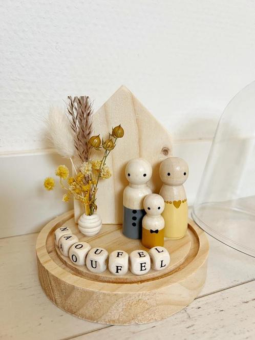 Familie stolp/ geboorte stolp, Kinderen en Baby's, Kraamcadeaus en Geboorteborden, Zo goed als nieuw, Ophalen of Verzenden