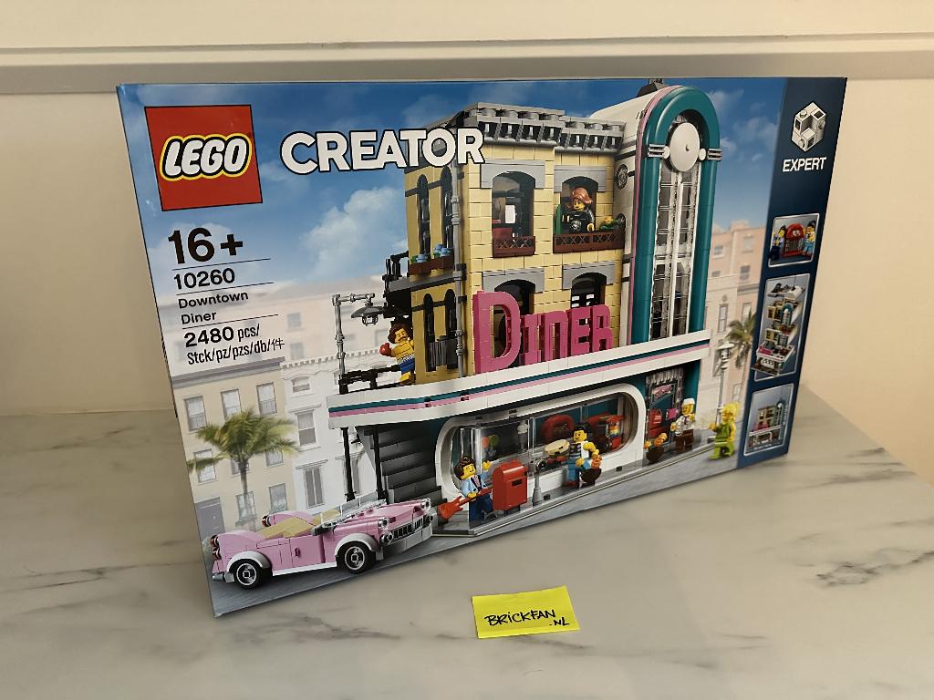 Lego 10260 Downtown Diner, Kinderen en Baby's, Speelgoed | Duplo en Lego, Ophalen of Verzenden, Nieuw, Complete set, Lego