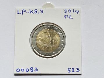 2-euromunt Nederland (NL) 2014 Koers LP-K8.3 beschikbaar voor biedingen