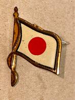 Vintage Japanse Vlag Speldje, Verzamelen, Speldjes, Pins en Buttons, Ophalen of Verzenden