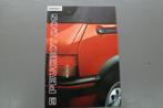 Peugeot 205 GTI cabriolet folder 1991, Ophalen of Verzenden, Zo goed als nieuw, Overige merken