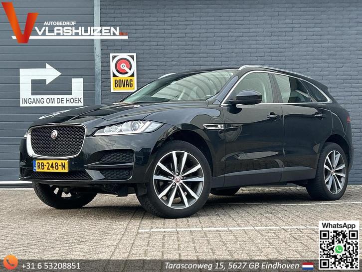 Jaguar F-PACE 2.0 Portfolio AWD 20d Automaat | Pano | Meridi, Auto's, Jaguar, Bedrijf, Te koop, F-Pace, 4x4, ABS, Airbags, Airconditioning