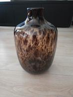 Mooie grote vaas bruin, Ophalen, Overige kleuren, Minder dan 50 cm, Glas