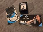 devine usb microfoon met plopkap en tafel standaard te koop, Ophalen, Nieuw, Studiomicrofoon