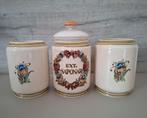 Porseleinen apothekerspotten gekleurd Delfts Blauw, Ophalen
