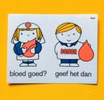 Dick Bruna Blood donor promotie sticker, Verzamelen, Stickers, Ophalen of Verzenden, Zo goed als nieuw
