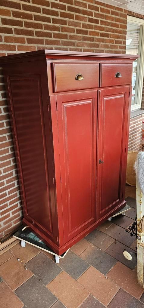 Massief eiken computerkast, Huis en Inrichting, Kasten | Computermeubels, Gebruikt, 120 tot 170 cm, 70 tot 120 cm, 40 tot 80 cm