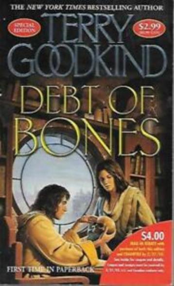 Vrije tijd? Lekker lezen: Terry Goodkind - Debt of bones beschikbaar voor biedingen