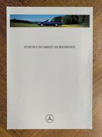 Leaflet folder Mercedes-Benz E200 cabriolet A124 1994 nieuw, Boeken, Auto's | Folders en Tijdschriften, Nieuw, Mercedes-Benz, Mercedes