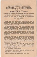 Henrica van Schijndel 1867 Gemert + 1951 Eindhoven, 83 jaar, Verzenden