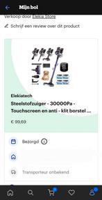 Stofzuiger draadloos, Witgoed en Apparatuur, Stofzuigers, Ophalen, Zo goed als nieuw