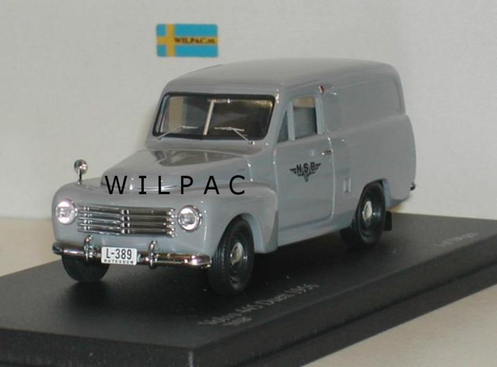Volvo . Pv445 . Duett noorse . Ns nsb 1:43 nordic collection, Hobby en Vrije tijd, Modelauto's | 1:43, Nieuw, Auto, Overige merken