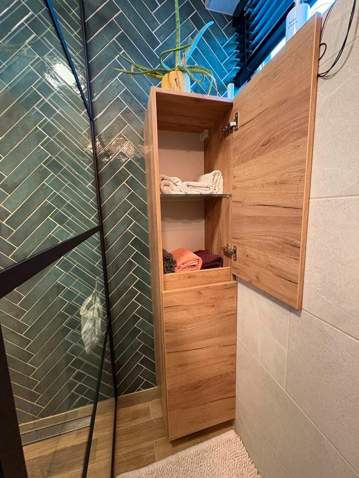 Nieuwe badkamerkast - in verpakking!, Huis en Inrichting, Badkamer | Badkamermeubels, Nieuw, (Half)hoge kast, 100 tot 150 cm, Minder dan 50 cm