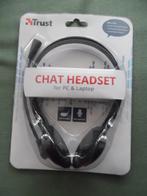 Trust chat headset koptelefoon., Nieuw, Ophalen of Verzenden, Over-ear