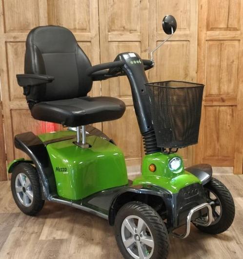 Scootmobiel Mezzo 4 NIEUWE ACCU'S, Diversen, Brommobielen en Scootmobielen, Gebruikt, Overige merken, 15 km of minder, 11 t/m 15 km/u