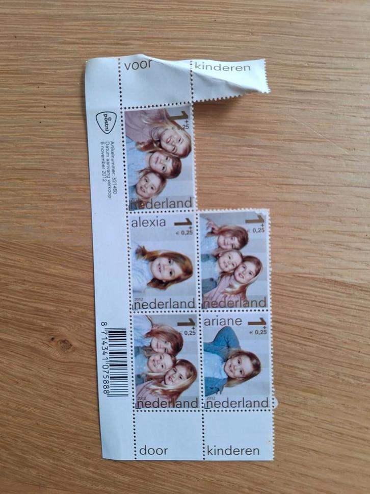 Nederlandse Postzegels 2012 - Prinsesjes Alexia, Ariane, Postzegels en Munten, Postzegels | Nederland, Postfris, Na 1940, Ophalen of Verzenden