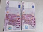 Bankbiljetten van 500 euro, 2x, Ophalen of Verzenden, Nederland, Bankbiljetten