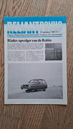 Reliant Revue, nieuwsfolder 1983, Ophalen of Verzenden, Gelezen, Overige merken
