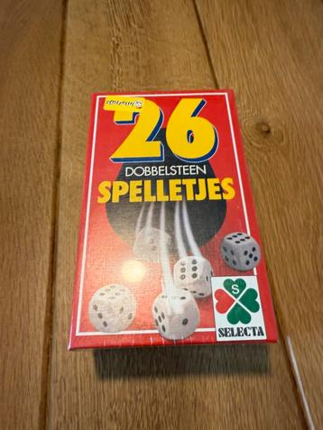 26 dobbelsteen spelletjes nieuw gesealed in doos beschikbaar voor biedingen