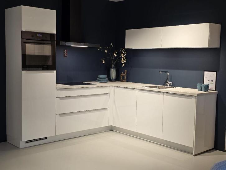 UITVERKOOP keuken G17, Huis en Inrichting, Keuken | Complete keukens, Nieuw, Hoekkeuken, Wit, Overige materialen, Ophalen