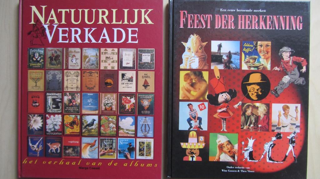 Een eeuw beroemde merken + Verkade reclameboek., Boeken, Kunst en Cultuur | Beeldend, Zo goed als nieuw, Ophalen of Verzenden