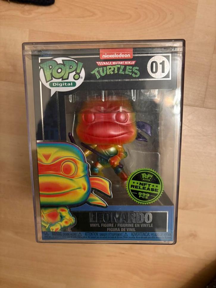 Funko Pop TMNT Turtles Leonardo Limited “FunkoDigital GRAIL”, Verzamelen, Poppetjes en Figuurtjes, Zo goed als nieuw, Ophalen of Verzenden