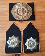 Baretembleem +kraagspiegels Van Heutsz, Verzamelen, Ophalen of Verzenden, Landmacht, Nederland, Embleem of Badge