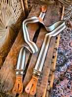 YatvaVintage:YV6162: Vintage 60's/70's Striped Braces Bretel, Losse buckle of gesp, Overige kleuren, Vintage, Ophalen of Verzenden