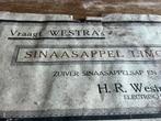 Verweerde reclame papier WESTRA’s sinaasappel limonade, Ophalen of Verzenden, Gebruikt, Overige typen