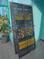 Bed bodems en middenbalk, Gebruikt, 90 cm, Tweepersoons, Ophalen of Verzenden