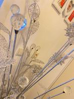 Vloerlamp met Diamantbollen, Huis en Inrichting, Lampen | Vloerlampen, Ophalen, Zo goed als nieuw, Metaal, 150 tot 200 cm
