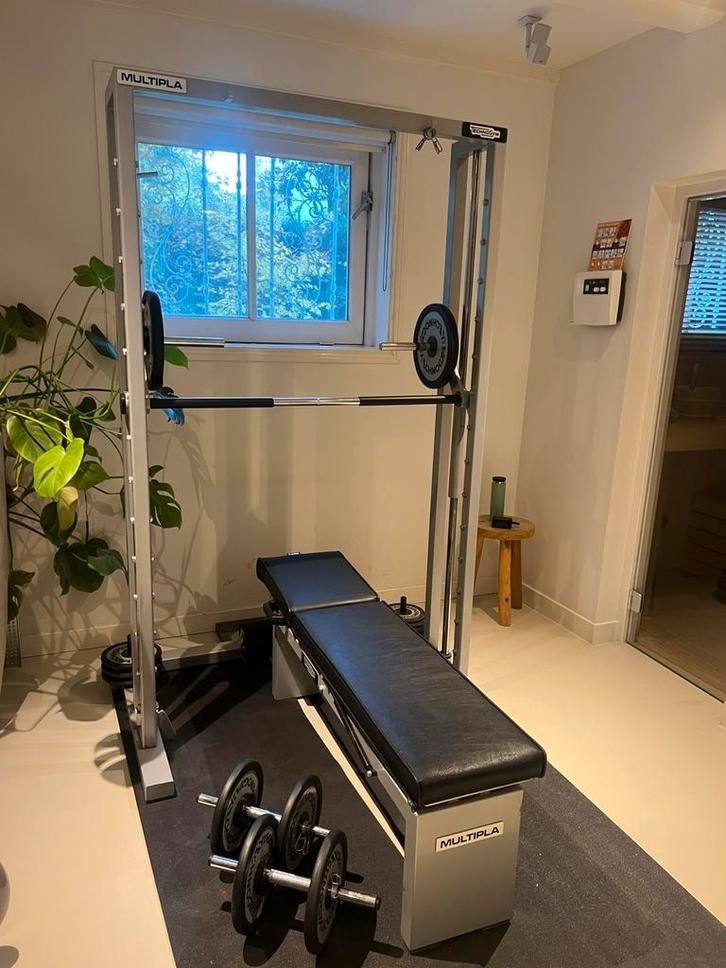 Technogym Multipla power home, Sport en Fitness, Fitnessapparatuur, Gebruikt, Krachtstation, Rug, Metaal, Ophalen