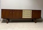 Dressoir rosewood fineer mid-century, Huis en Inrichting, Kasten | Dressoirs, Ophalen of Verzenden, Gebruikt, 25 tot 50 cm