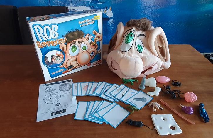 Gezelschapsspel Rob Rommelkop, Hobby en Vrije tijd, Gezelschapsspellen | Bordspellen, Zo goed als nieuw, Een of twee spelers, Drie of vier spelers
