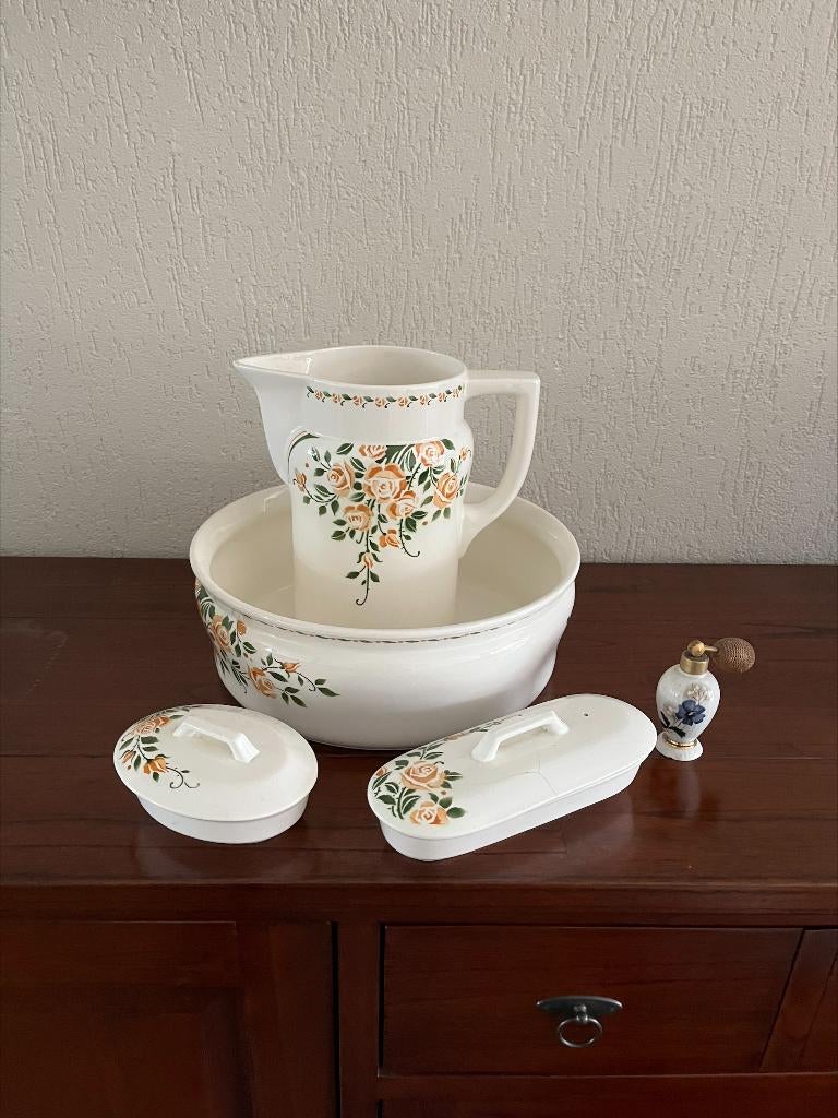 Te koop: Lampetstel., Antiek en Kunst, Antiek | Keramiek en Aardewerk, Ophalen of Verzenden