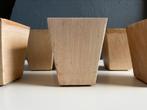 Meubelpoten bankpoten hout white wash, Doe-het-zelf en Verbouw, Overige Doe-het-zelf en Verbouw, Ophalen of Verzenden, Gebruikt