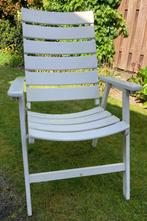 Tuinstoelen en -tafel, Tuin en Terras, Ophalen, Gebruikt, Hout, Inklapbaar